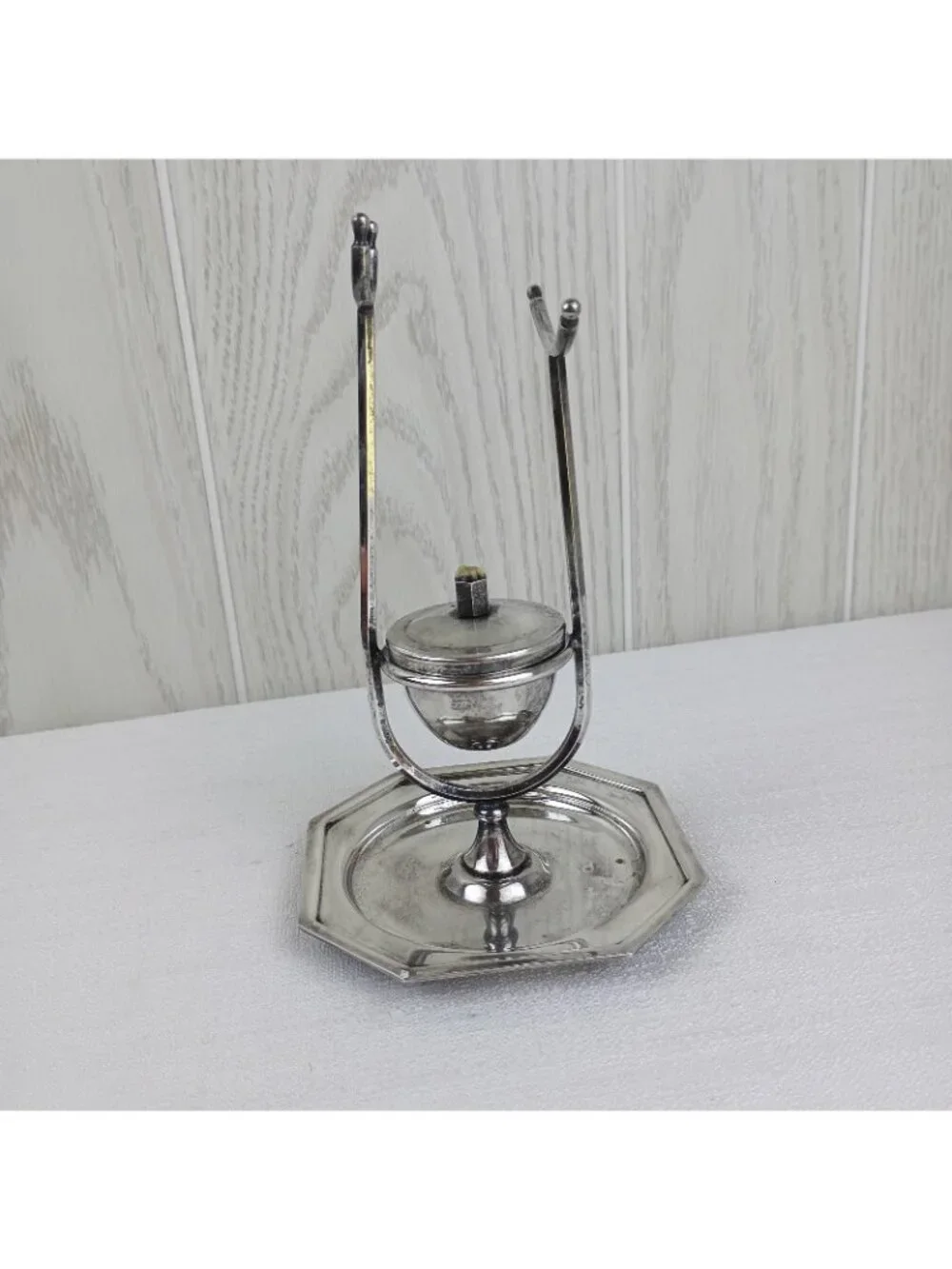 Antique Brandy Cognac Glass Snifter Warmer Marked 